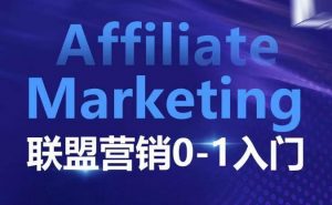 Affiliate Marketing联盟营销0-1入门,联盟营销基本逻辑 联盟平台逻辑及联盟客逻辑全面详解-梦想波浪
