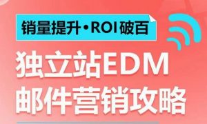 销量提升•ROI破百 独立站EDM邮件营销攻略,如何通过邮件营销每年获得100万美金销售额!-梦想波浪