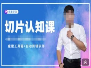 切片认知课+赠(资料包+送授权)-直播切片教程-梦想波浪