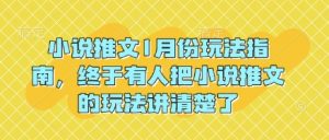 小说推文1月份玩法指南，终于有人把小说推文的玩法讲清楚了!-梦想波浪