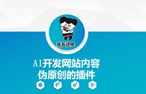AI开发网站内容伪原创的插件，从零开始手把手教学-梦想波浪