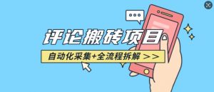 悟空采集评论搬砖_评论搬砖+自动采集【完整攻略】-梦想波浪