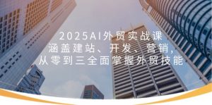 2025AI外贸实战课：涵盖建站、开发、营销, 从零到三全面掌握外贸技能-梦想波浪