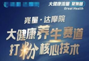 大健康打粉引流，大健康养生赛道暴利打粉新玩法-梦想波浪