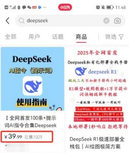 利用热门DeepSeek赚钱项目,多种变现方式小白也能盲赚3W+,就是用这个方法-梦想波浪