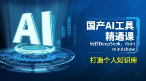 国产AI工具精通课,玩转DeepSeek,Kimi,mindshow,打造个人知识库-梦想波浪