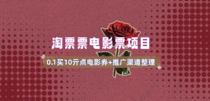 电影票无门槛券推广_0.1亓买10亓无门槛+渠道入口(v1.0版教程)-梦想波浪