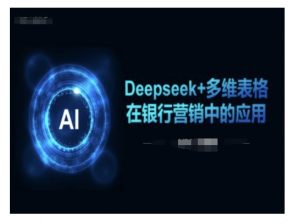 Deepseek+多维表格在银行营销场景中的应用-梦想波浪