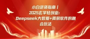 小白逆袭指南,2025玄学轻创业:Deepseek大数据+周易算法的融合玩法-梦想波浪