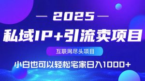 私域IP+引流卖项目,小白也可以做到轻松宅家日入1000+-梦想波浪