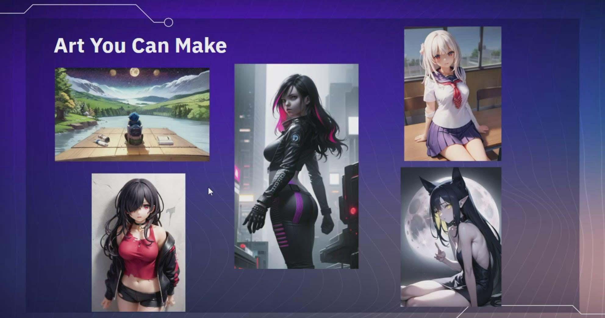 利用Stable Diffusion AI人工智能生成动漫艺术分步教程-14节课-中英字幕-梦想波浪