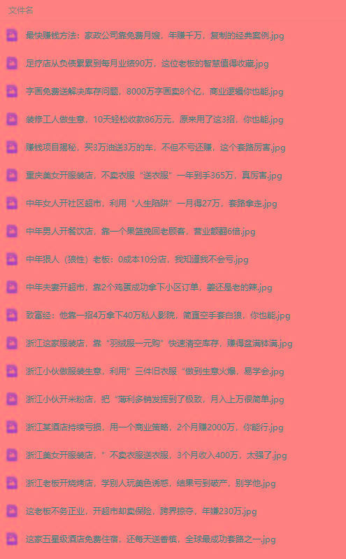 图片[1]-(9607期)真实有效391套商业模式，年入几十到几百万案例解析(电子书+视频+图文)-梦想波浪