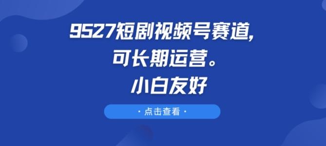 9527短剧视频号赛道，可长期运营，小白友好【揭秘】-梦想波浪