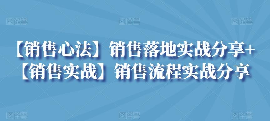 【销售心法】销售落地实战分享+【销售实战】销售流程实战分享-梦想波浪