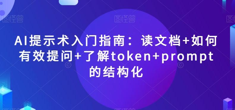 AI提示术入门指南：读文档+如何有效提问+了解token+prompt的结构化【揭秘】-梦想波浪
