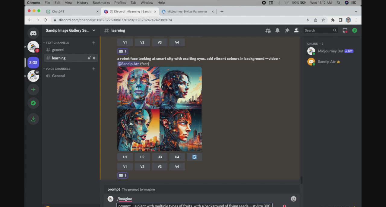 图片[2]-ChatGPT4 和 MidJourney AI 绘画聊天革命性指南教程-33节视频课-中英字幕-梦想波浪