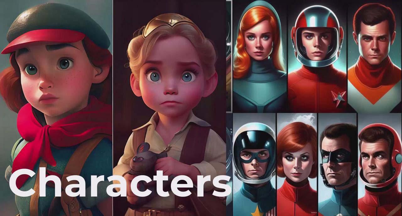 掌握 MidJourney V5 AI + ChatGPT创建一致的角色设计图像-22节课-中英字幕-梦想波浪