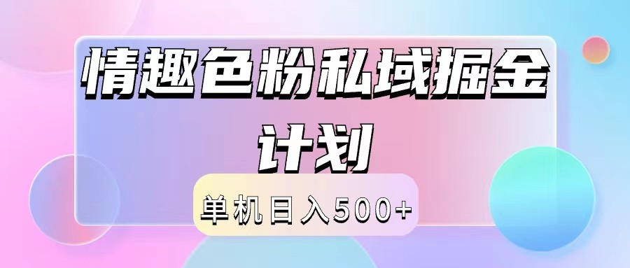 2024情趣色粉私域掘金天花板日入500+后端自动化掘金-梦想波浪