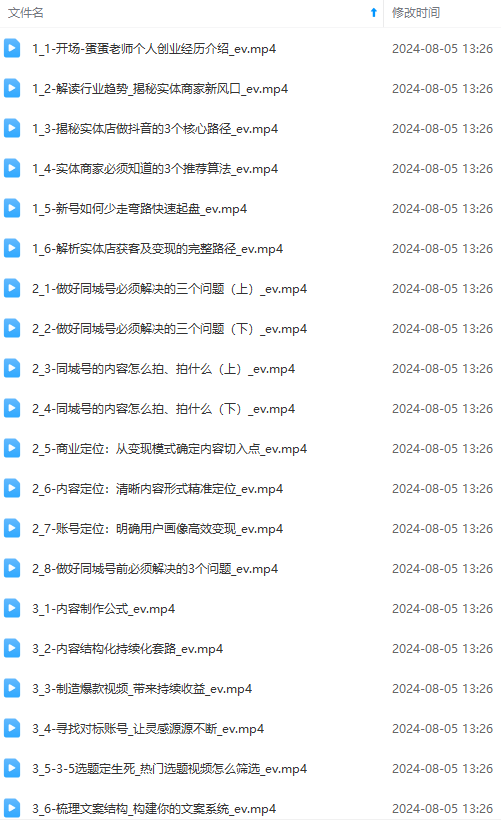 图片[1]-实体店老板获客特训营：认知、定位、文案、矩阵、直播、AI等(72节-梦想波浪