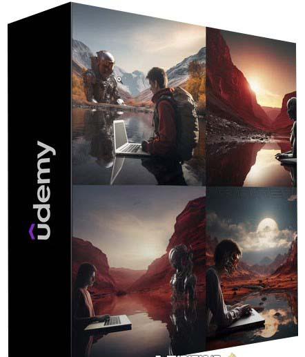 ChatGPT4 和 MidJourney AI 绘画聊天革命性指南教程-33节视频课-中英字幕-梦想波浪