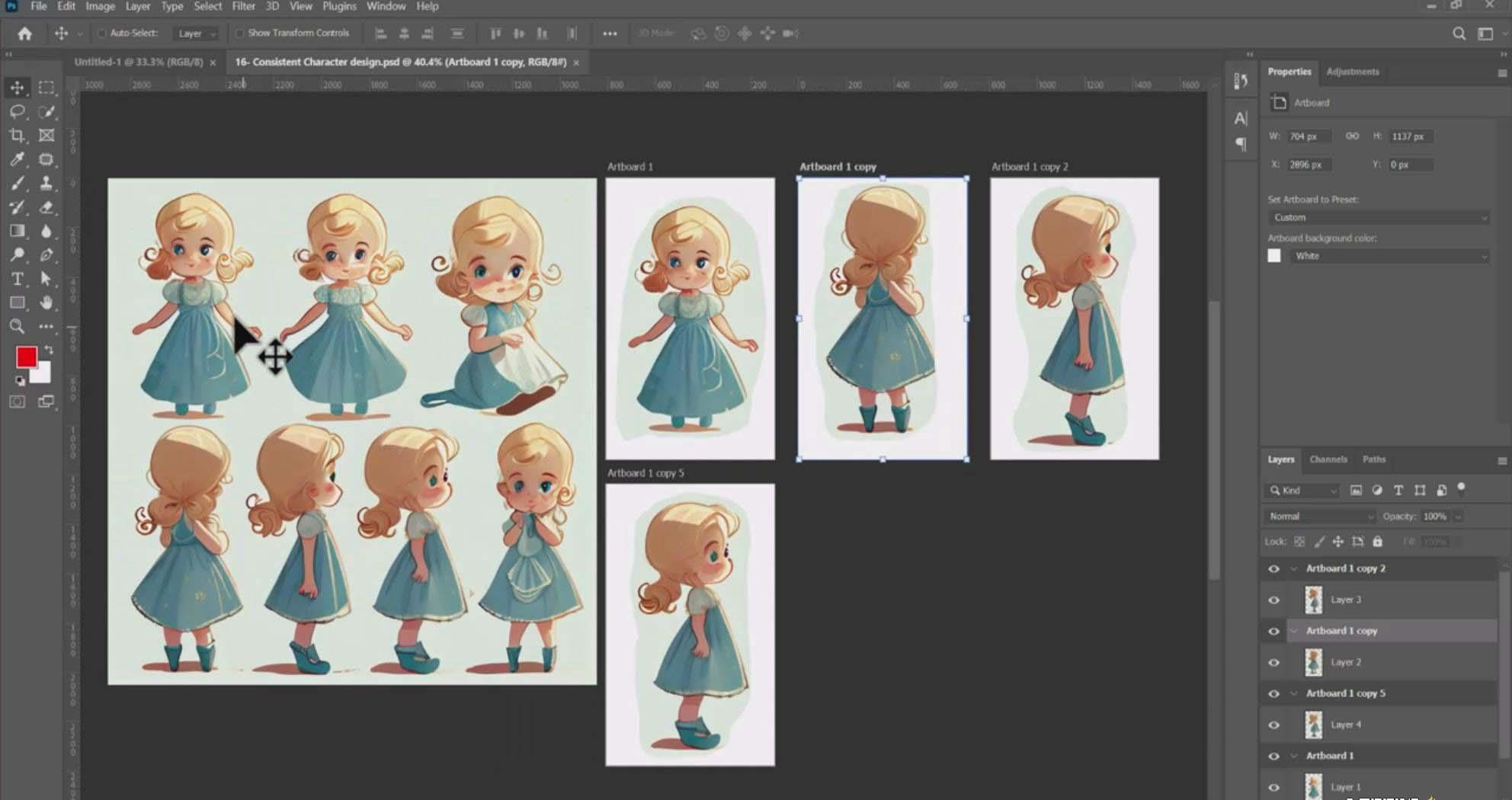 图片[7]-掌握 MidJourney V5 AI + ChatGPT创建一致的角色设计图像-22节课-中英字幕-梦想波浪