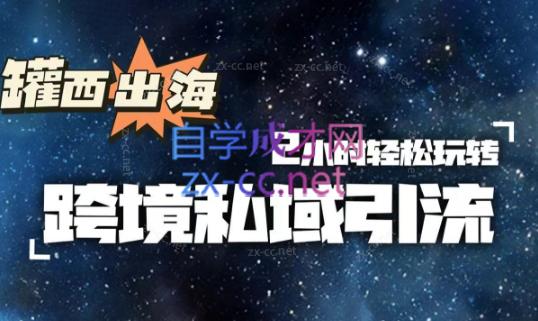 罐西老师·零基础学会跨境私域引流-梦想波浪