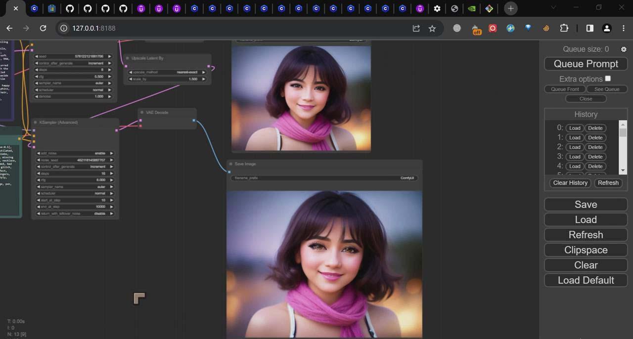 图片[2]-ComfyUI利用Stable Diffusion学习AI GUI工作流程教程-中英字幕-梦想波浪