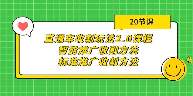 (9692期)直通车收割玩法2.0课程：智能推广收割方法+标准推广收割方法(20节课)-梦想波浪