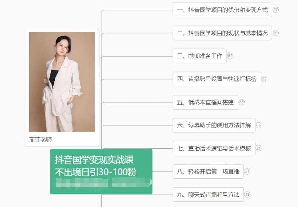 抖音国学变现项目：不出境日引30-100粉实战课程-梦想波浪