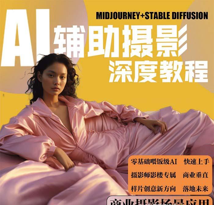 (8727期)2024年AI辅助摄影人工智能商业应用摄影课程(37节课)-梦想波浪