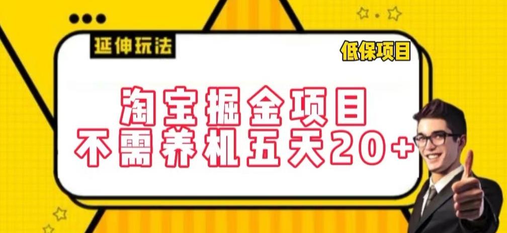 淘宝掘金项目,不需养机,五天20+,每天只需要花三四个小时【揭秘】-梦想波浪