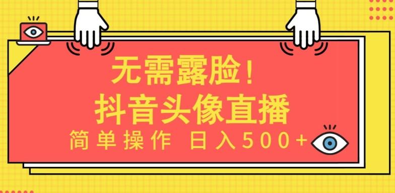 无需露脸，Ai头像直播项目，简单操作日入500+【揭秘】-梦想波浪