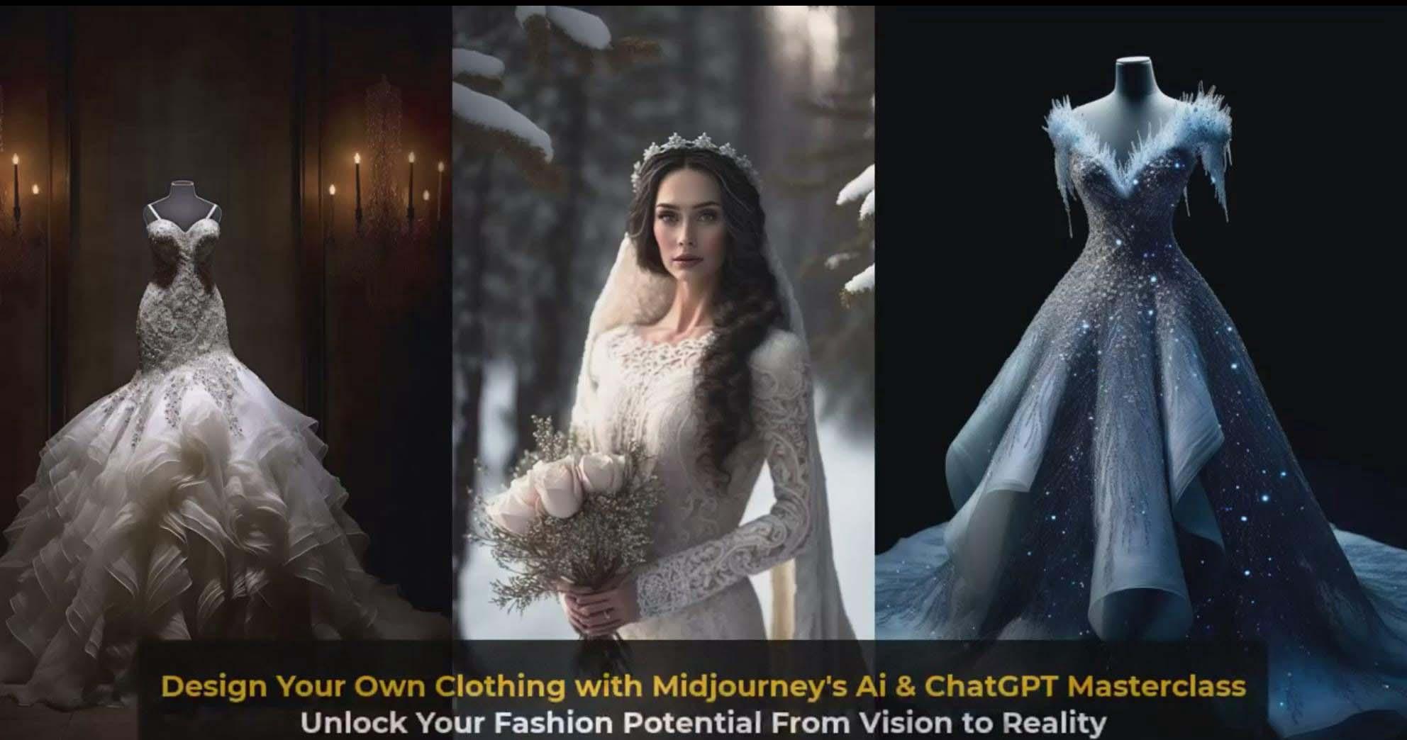 图片[7]-利用 Midjourneys Ai 人工智能设计自己的服装AI大师班-10节课-中英字幕-梦想波浪