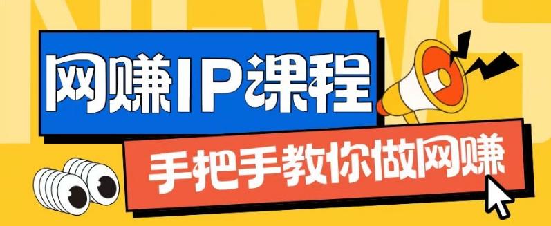 ip合伙人打造1.0，从0到1教你做网创，实现月入过万【揭秘】-梦想波浪