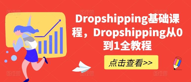 Dropshipping基础课程，Dropshipping从0到1全教程-梦想波浪