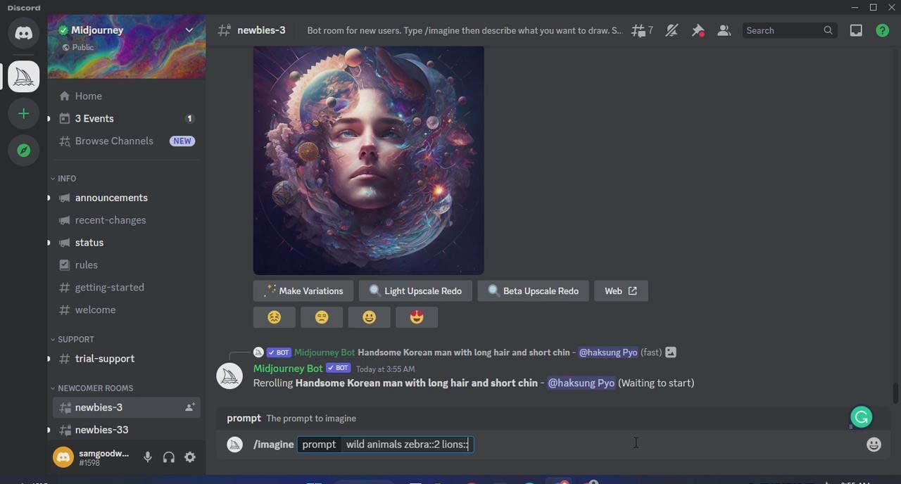 (9643期)Midjourney AI人工智能艺术图片从入门到高级创作教程-34节课-中英字幕-梦想波浪