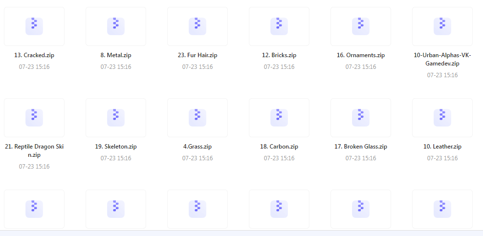 【素材分享】实用教程+素材 Zbrush与Blender表面纹理合集-梦想波浪