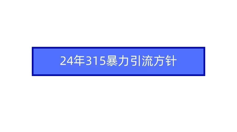 2024年自媒体爆款视频制作，快速涨粉暴力引流方针！-梦想波浪