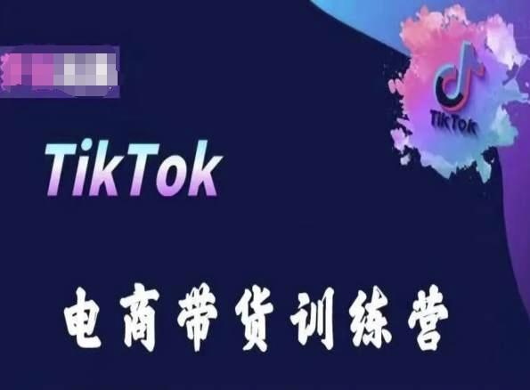 TikTok电商带货训练营,跟随时代潮流,跨境掘金-梦想波浪