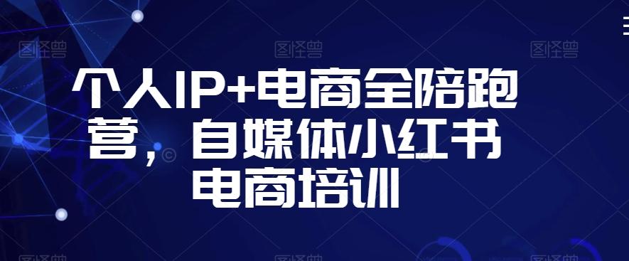 个人IP+电商全陪跑营，自媒体小红书电商培训-梦想波浪