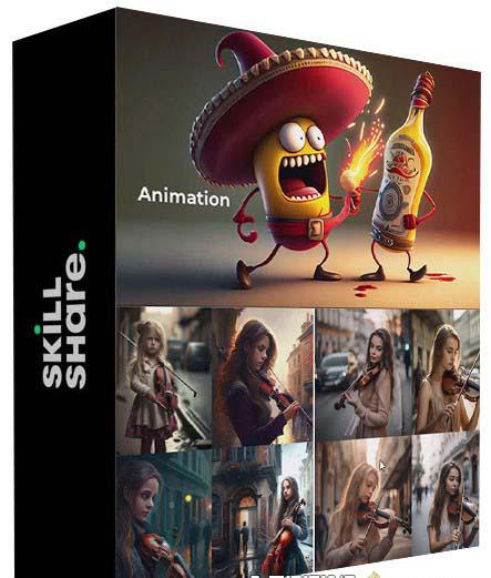 图片[1]-掌握 MidJourney V5 AI + ChatGPT创建一致的角色设计图像-22节课-中英字幕-梦想波浪