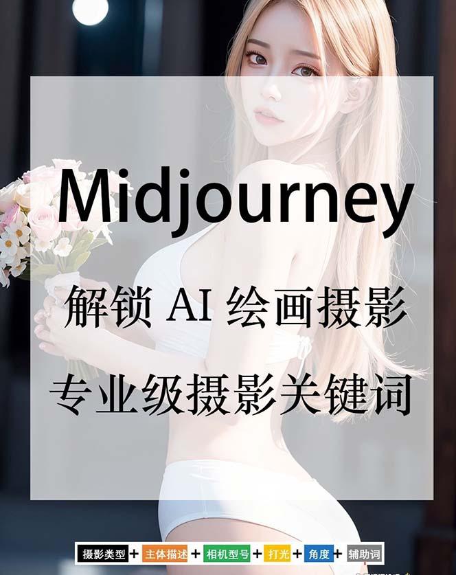 Midjourney关键词-解锁AI绘画专业级人工智能摄影关键词表-梦想波浪