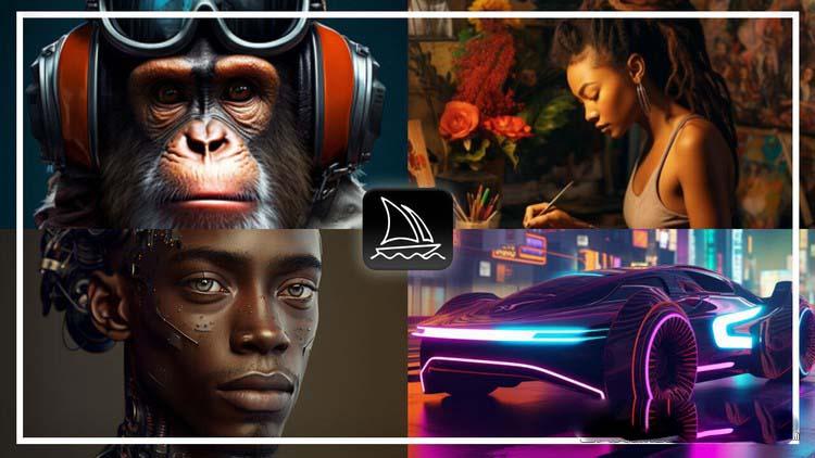 (9632期)完整的Midjourney AI大型课程:AI绘图从初学者到精通-36节课-中英字幕-梦想波浪