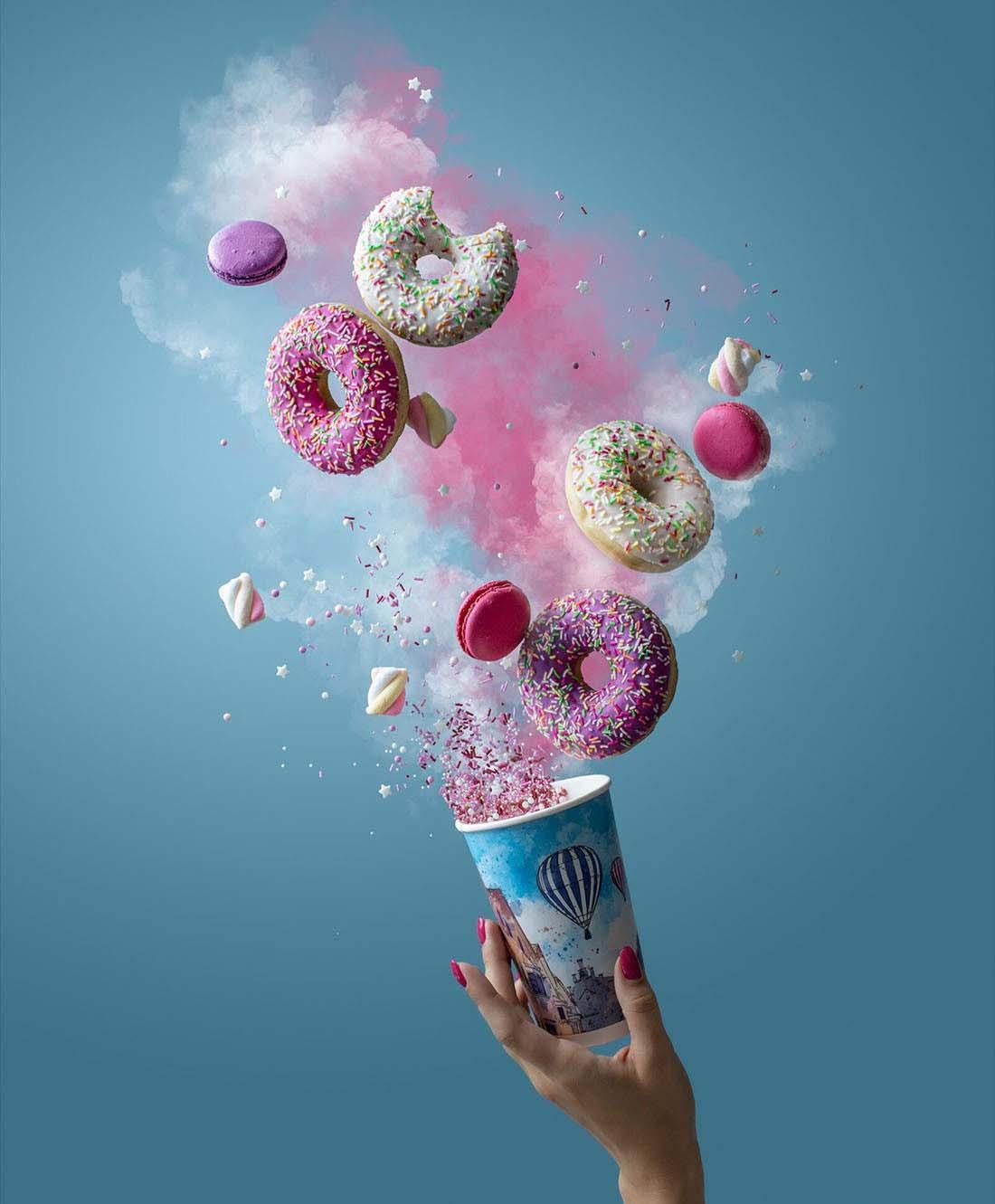 图片[2]-摄影师Daria Kalugina 12种悬浮美食摄影布光造型教程-21节课-中文字幕-梦想波浪