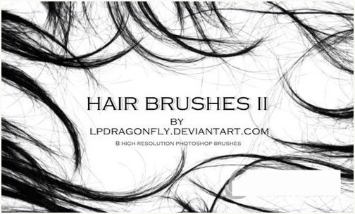 PS发丝笔刷-梦想波浪