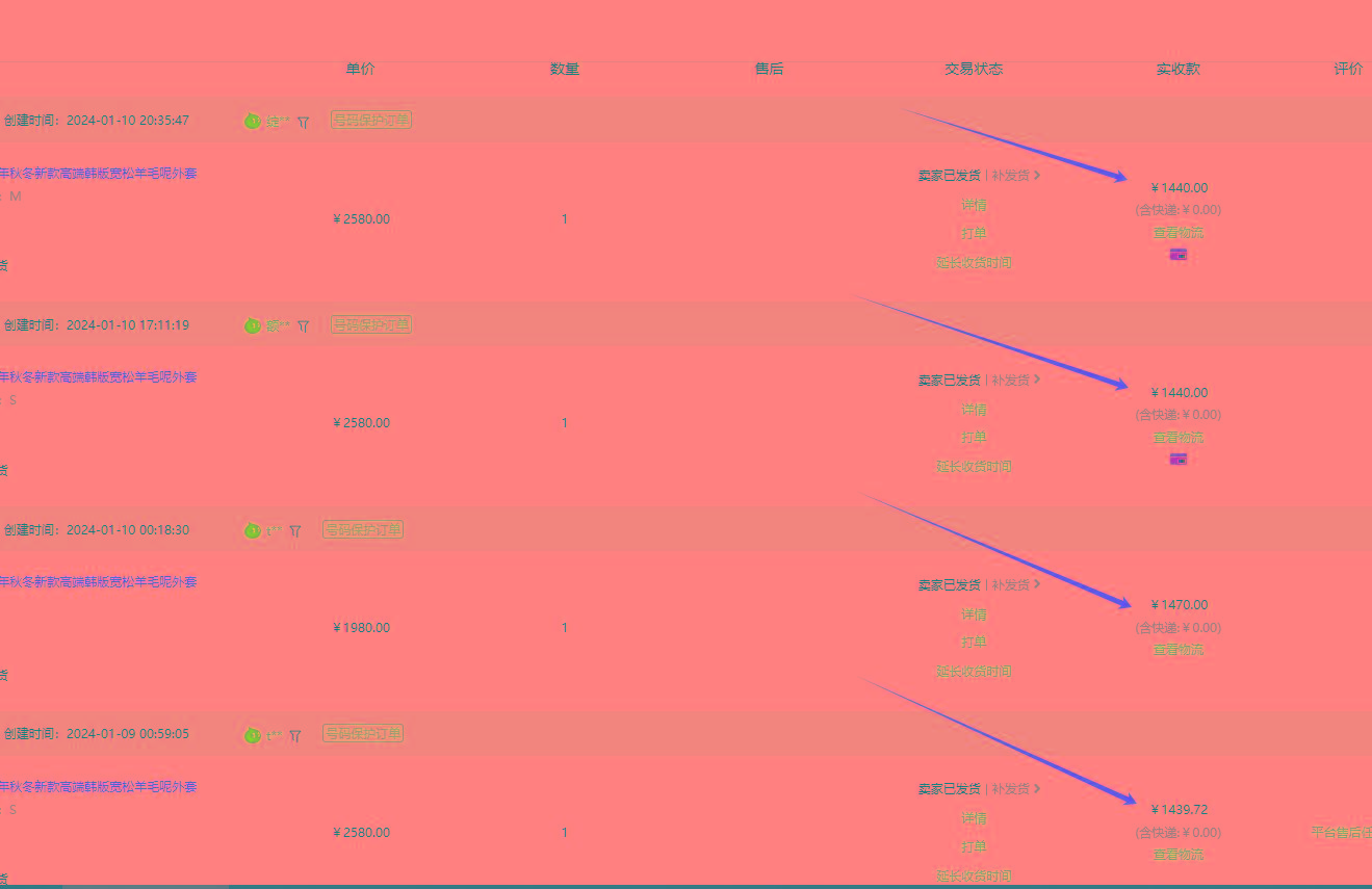 (8608期)【淘宝小众赛道】高利润女装：1单必赚1000元，超暴力可矩阵-梦想波浪