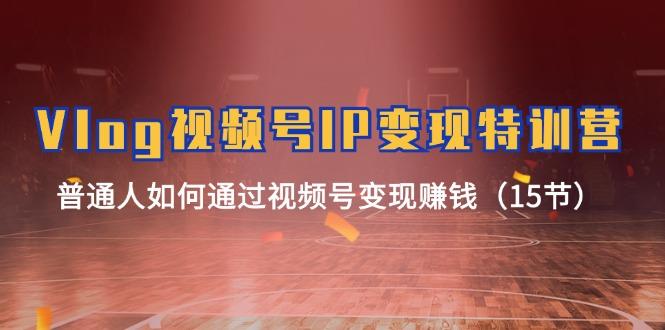 Vlog 视频号IP变现特训营，普通人如何通过视频号变现赚钱(15节-梦想波浪