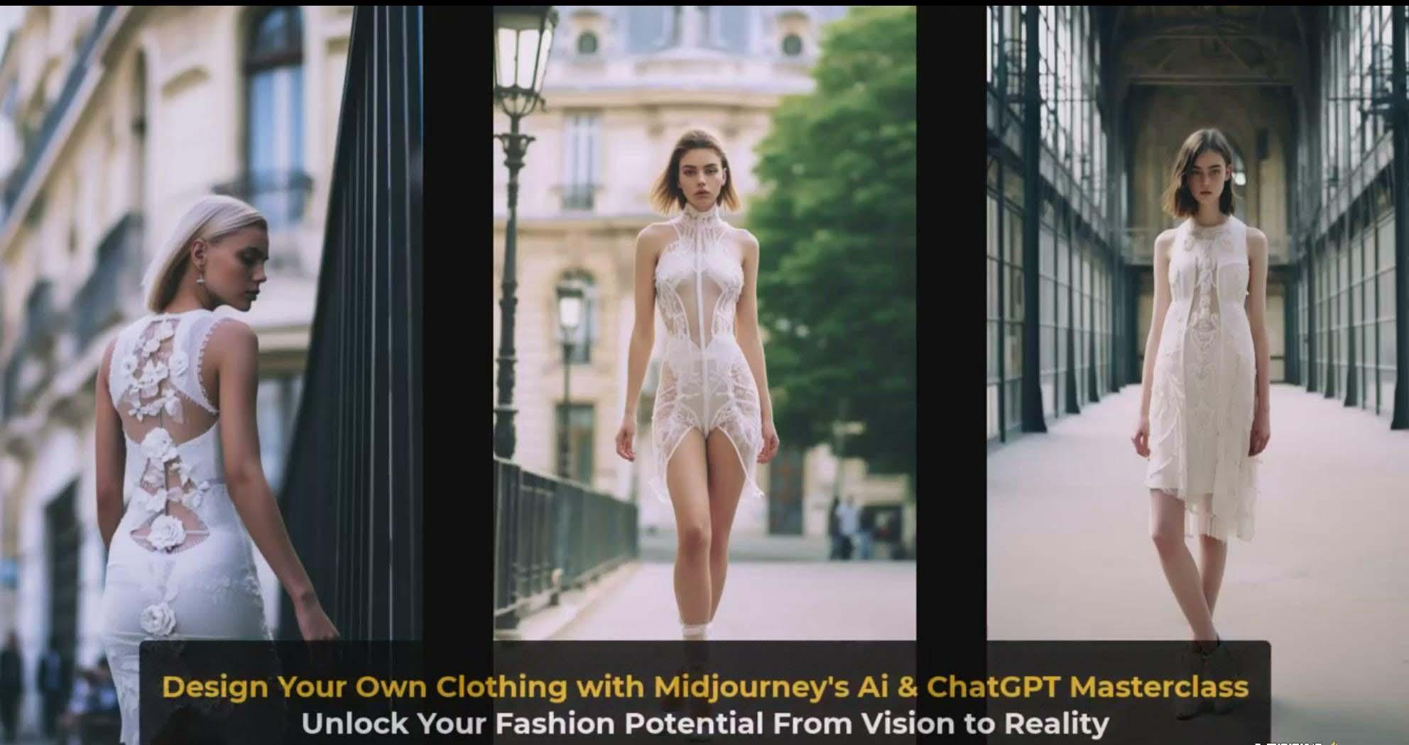 图片[4]-利用 Midjourneys Ai 人工智能设计自己的服装AI大师班-10节课-中英字幕-梦想波浪