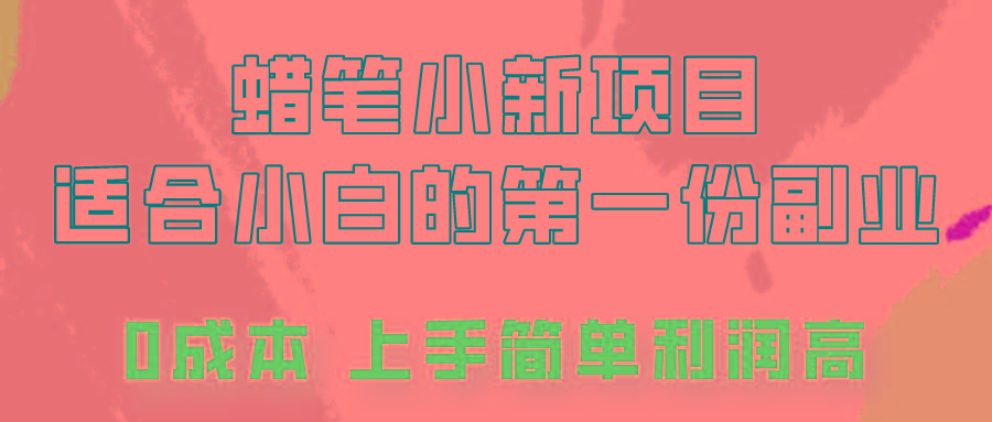 蜡笔小新项目拆解，0投入，0成本，小白一个月也能多赚3000+-梦想波浪