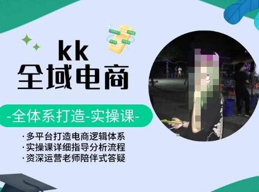 KK全域电商，全体系打造实操课，多平台打造电商逻辑体系-梦想波浪